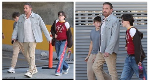 Ben Affleck Enjoys Time With His Kids Samuel And Fin