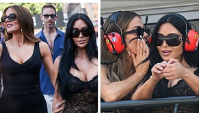 Kim Kardashian And Khloé Show Up For Lewis Hamilton At Monaco Grand Prix